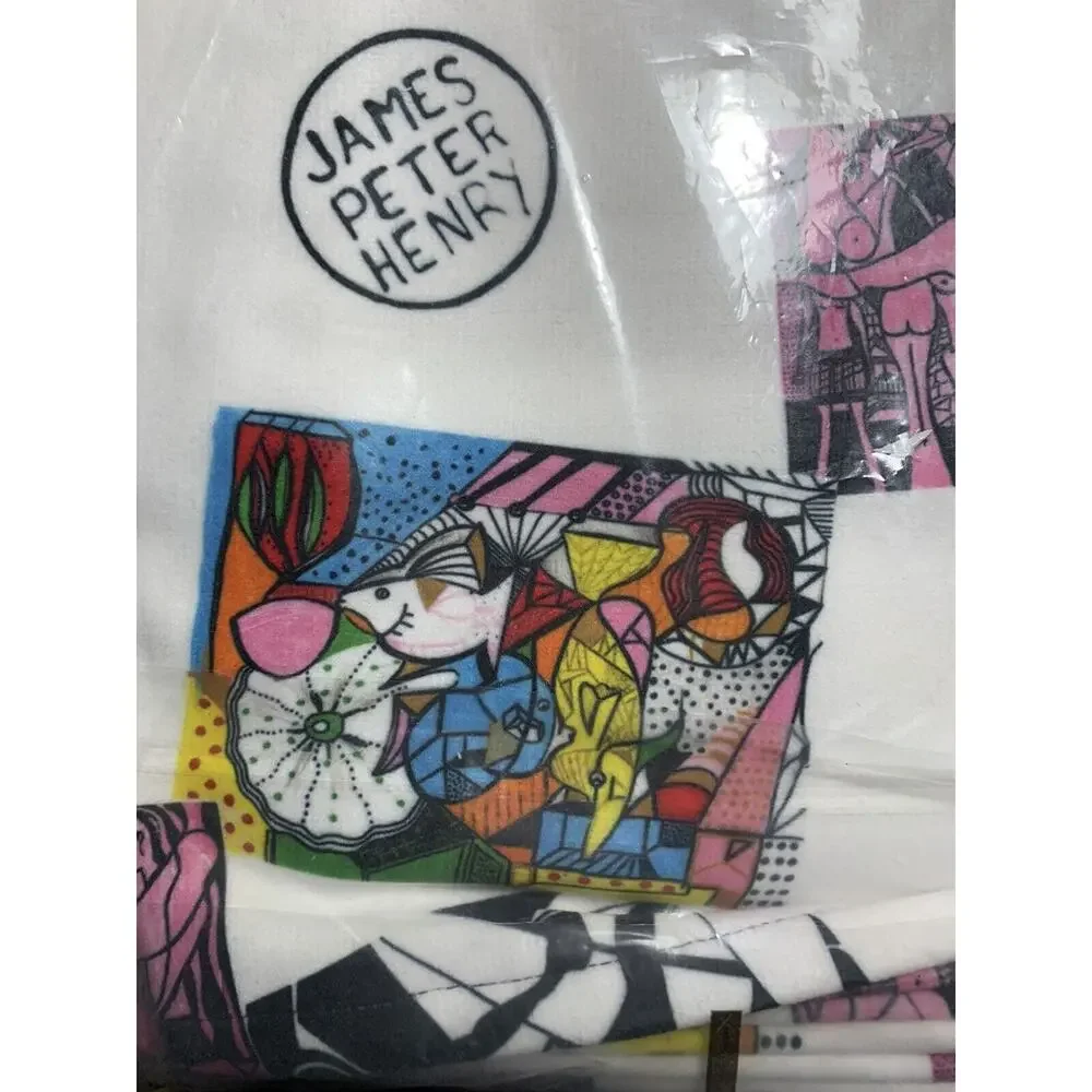 Swiminista x James Peter Henry Pool Beach Art Toss Print Towel NEW